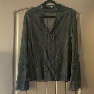 💫CLOSING SALE💫GUESS lacebell sleeve choker top